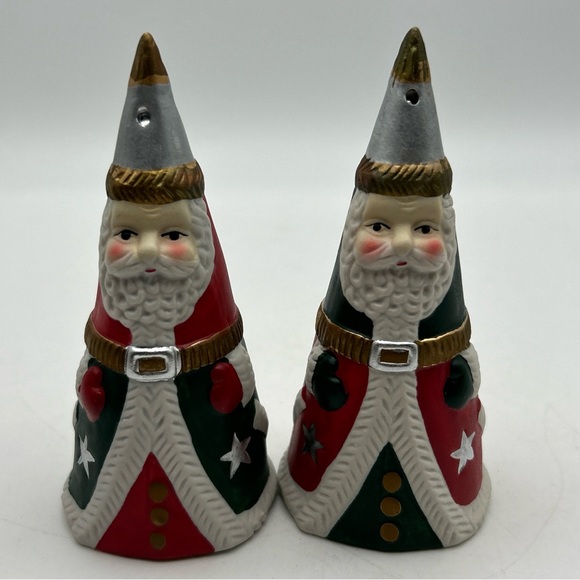 House of Lloyd Christmas Around the World St. Nick Seasoning Set Salt Pepper NOS - Picture 3 of 11